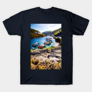 Boscastle Harbour And Village, Cornwall, UK T-Shirt